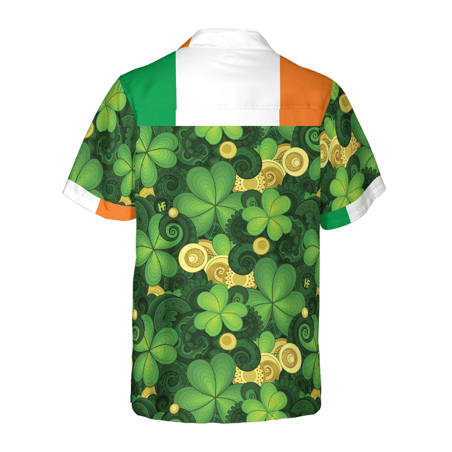 Shamrock And Gold Coins Saint St Patrick's Day Irish Ireland Hawaiian Shirt, Colorful Summer Aloha Shirt For Men Women, Perfect Gift For Husband, Wife - Image 2