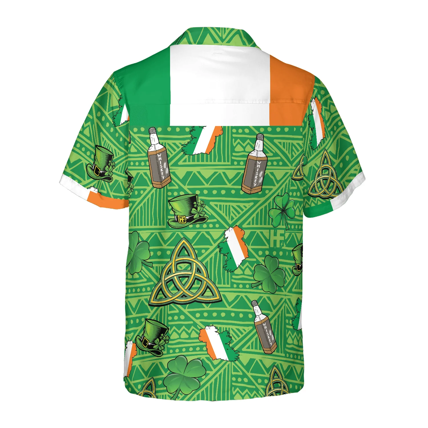 Shamrock Irish People Proud Saint Patrick's Day Hawaiian Shirt, Colorful Summer Aloha Shirts For Men Women, Perfect Gift For Husband, Wife - Image 2