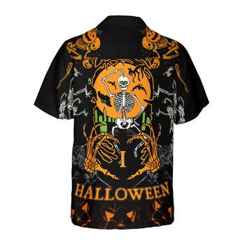 Skeleton Dances In The Darkness Hawaiian Shirt - Perfect Gift For Lover, Friend, Family - Image 4