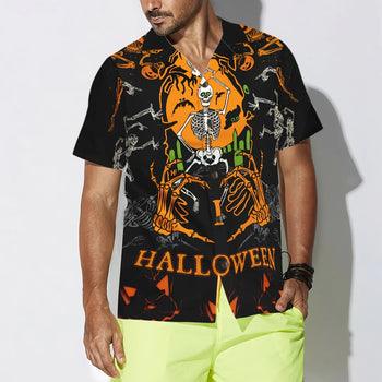 Skeleton Dances In The Darkness Hawaiian Shirt - Perfect Gift For Lover, Friend, Family - Image 5