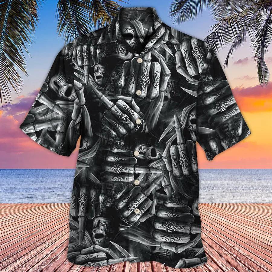 Skull Aloha Hawaiian Shirt For Summer - Skull Life Is The Whisper Of The Death Hawaiian Shirt - Perfect Gift For Men, Women, Skull Lover - Image 2