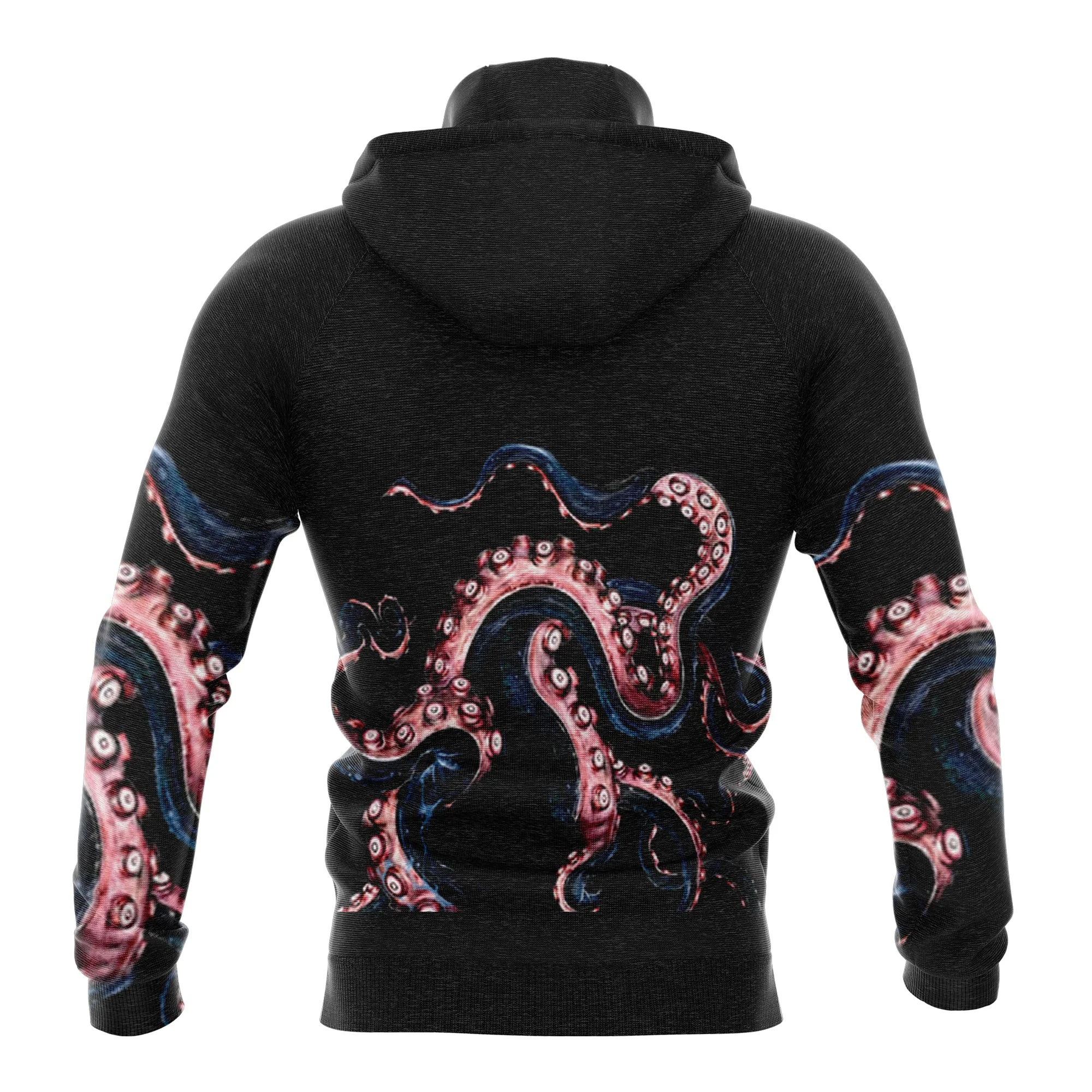 Skull Octopus Light Pullover Premium Hoodie, Perfect Outfit For Men And Women On Christmas New Year Autumn Winter - Image 2