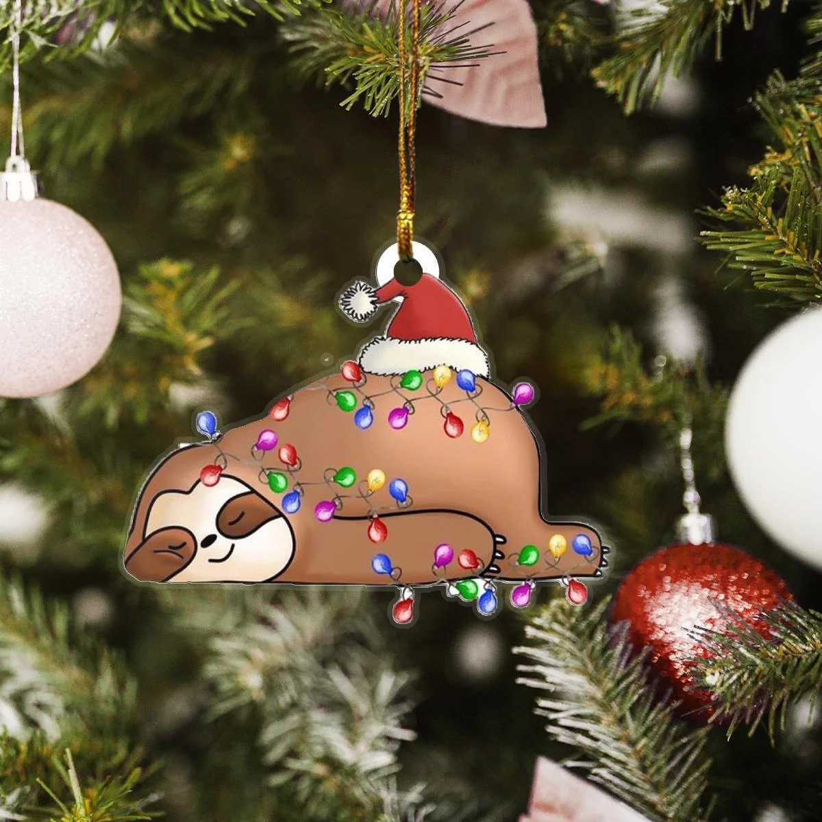 Sloth Mica ornament - Image 2