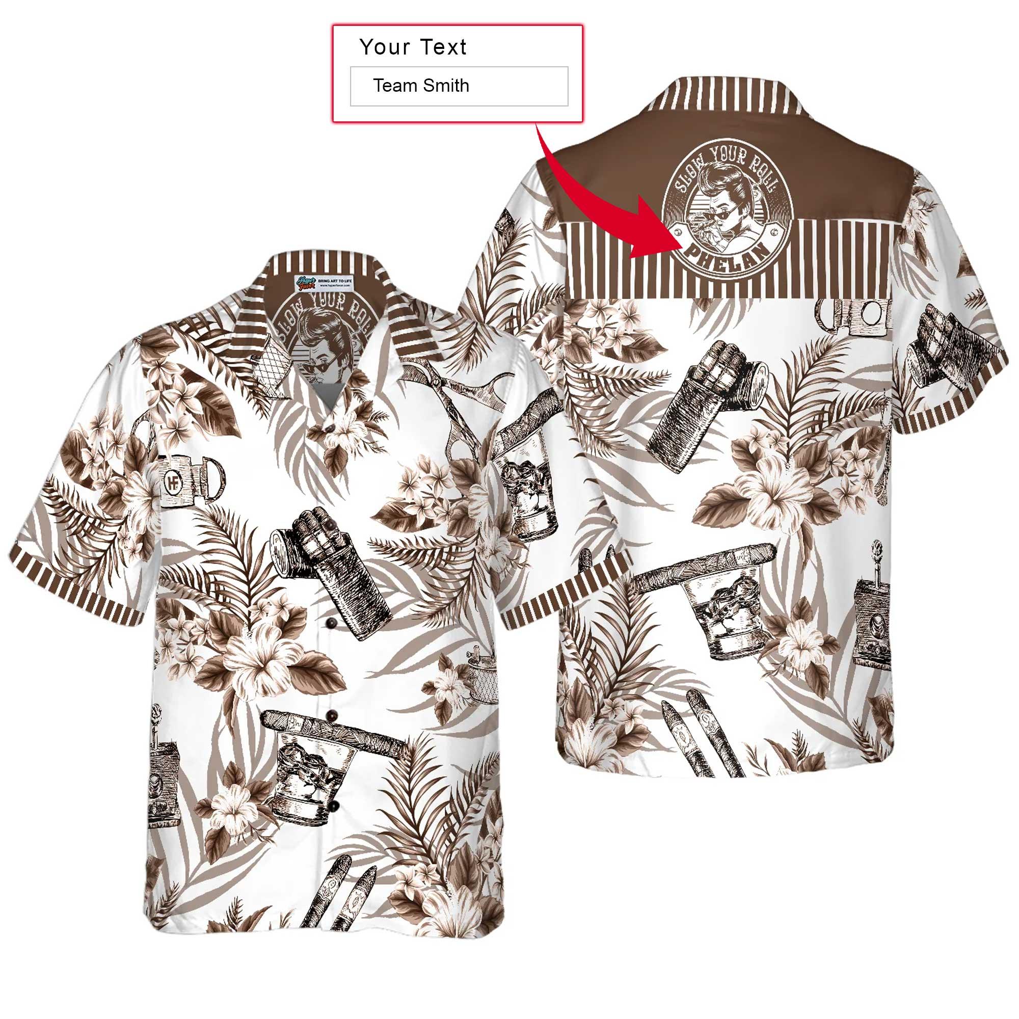 Slow Your Roll Hawaiian Shirt, Colorful Summer Aloha Shirt For Men Women, Gift For Friend, Family, Husband, Wife, Boyfriend, Girlfriend
