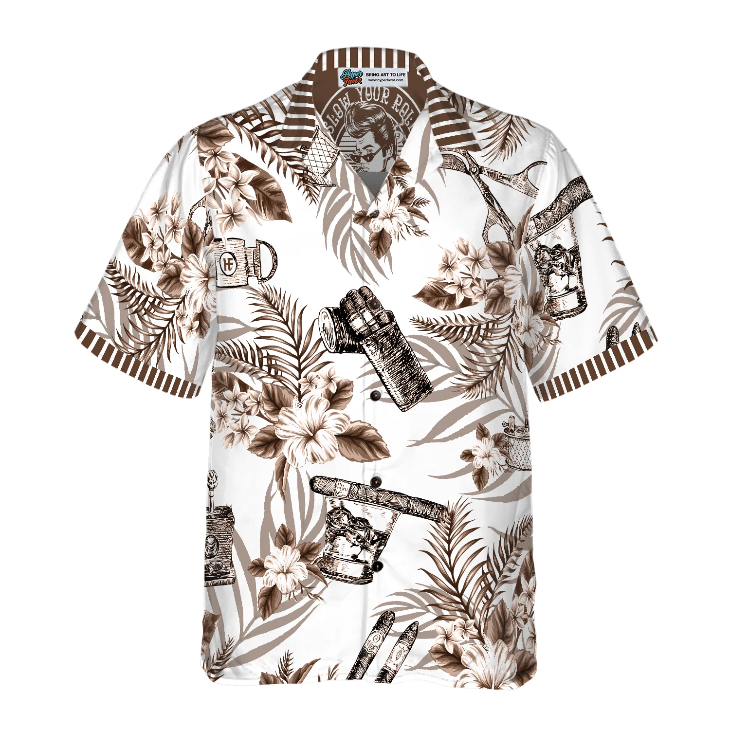 Slow Your Roll Hawaiian Shirt, Colorful Summer Aloha Shirt For Men Women, Gift For Friend, Family, Husband, Wife, Boyfriend, Girlfriend - Image 4