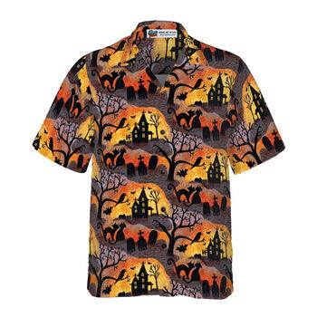 Spooky Night Halloween Hawaiian Shirt, Halloween Shirt For Men And Women - Perfect Gift For Lover, Friend, Family