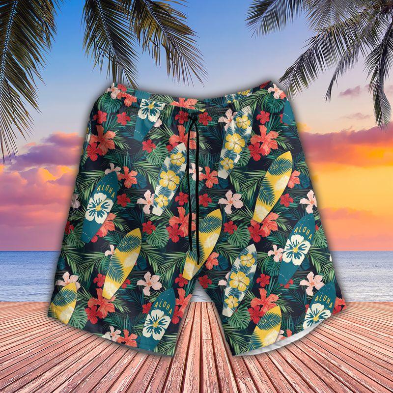 Surfing Aloha Hawaiian Shirts For Summer - Surf Tropical Hawaiian Set Vacation Outfits For Men Women - Gift For Surfing Lovers, Friend, Family - Image 3