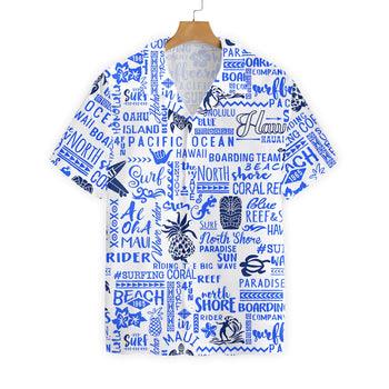 Surfing Pattern Hawaiian Shirt, Surfing Aloha Shirt, Summer Hawaiian Shirt - Perfect Gift For Men Women, Beach Lover, Friends, Family, Summer Lovers - Image 2
