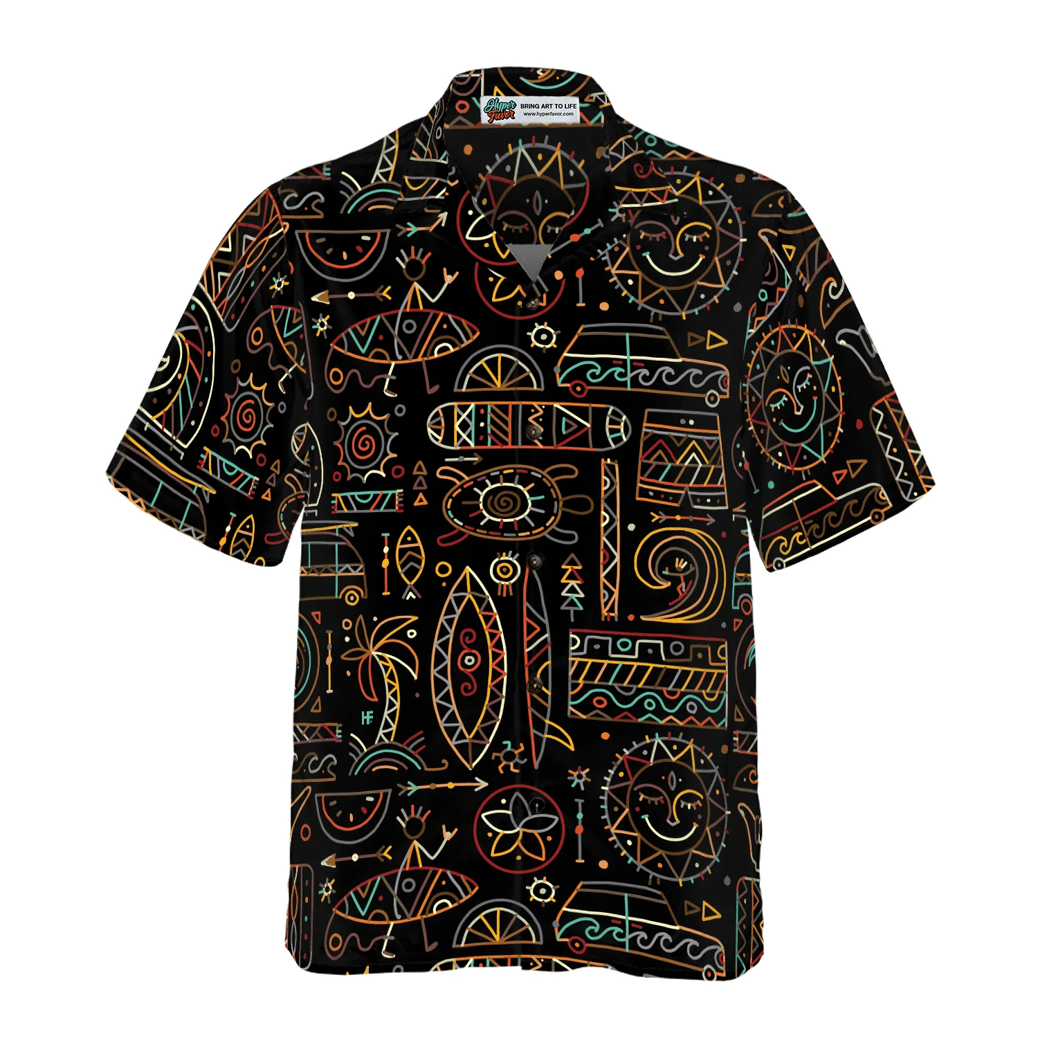 Surfing Seamless Pattern Aloha Hawaiian Shirt For Summer, Colorful Shirt For Men Women, Perfect Gift For Friend, Team, Family - Image 3