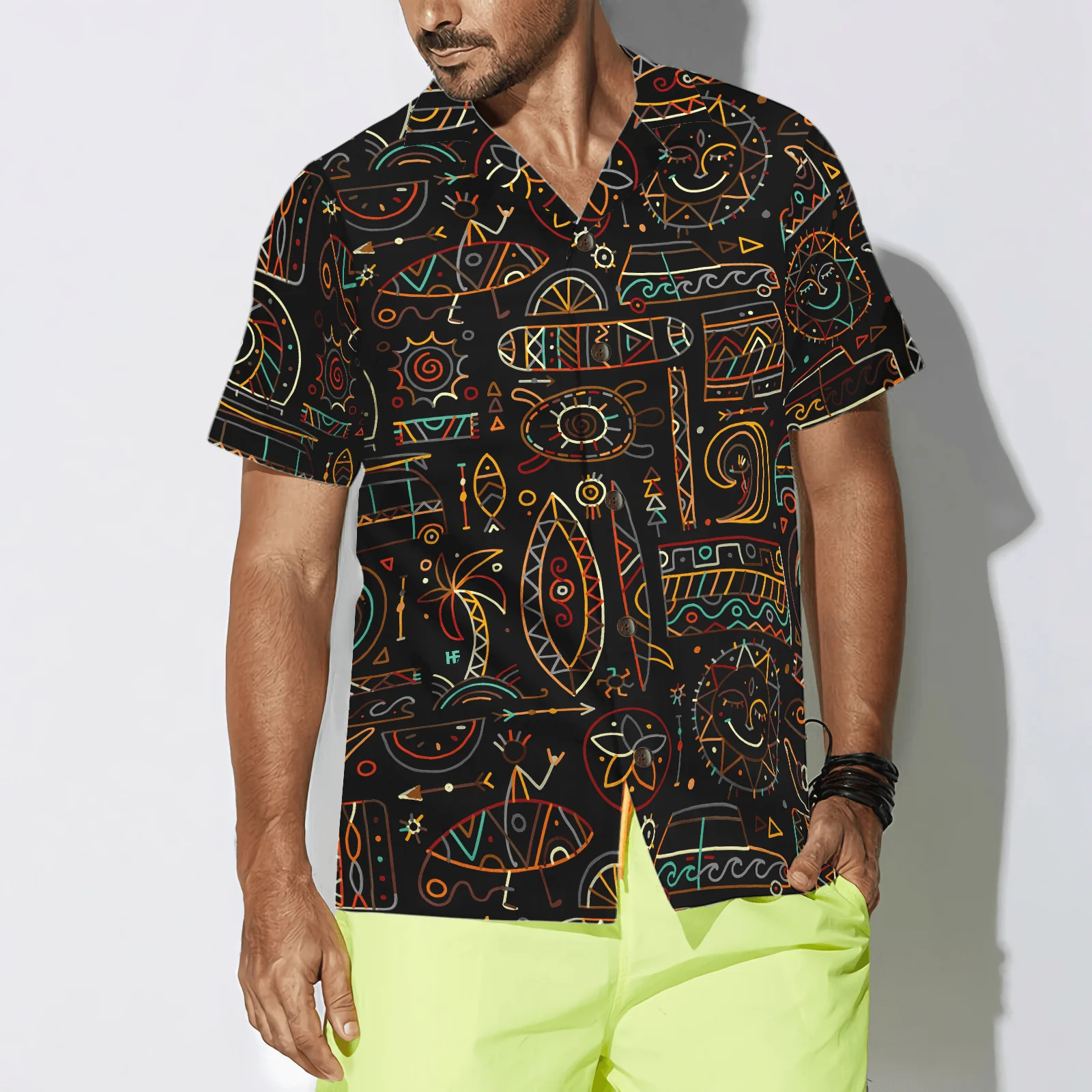 Surfing Seamless Pattern Aloha Hawaiian Shirt For Summer, Colorful Shirt For Men Women, Perfect Gift For Friend, Team, Family - Image 4