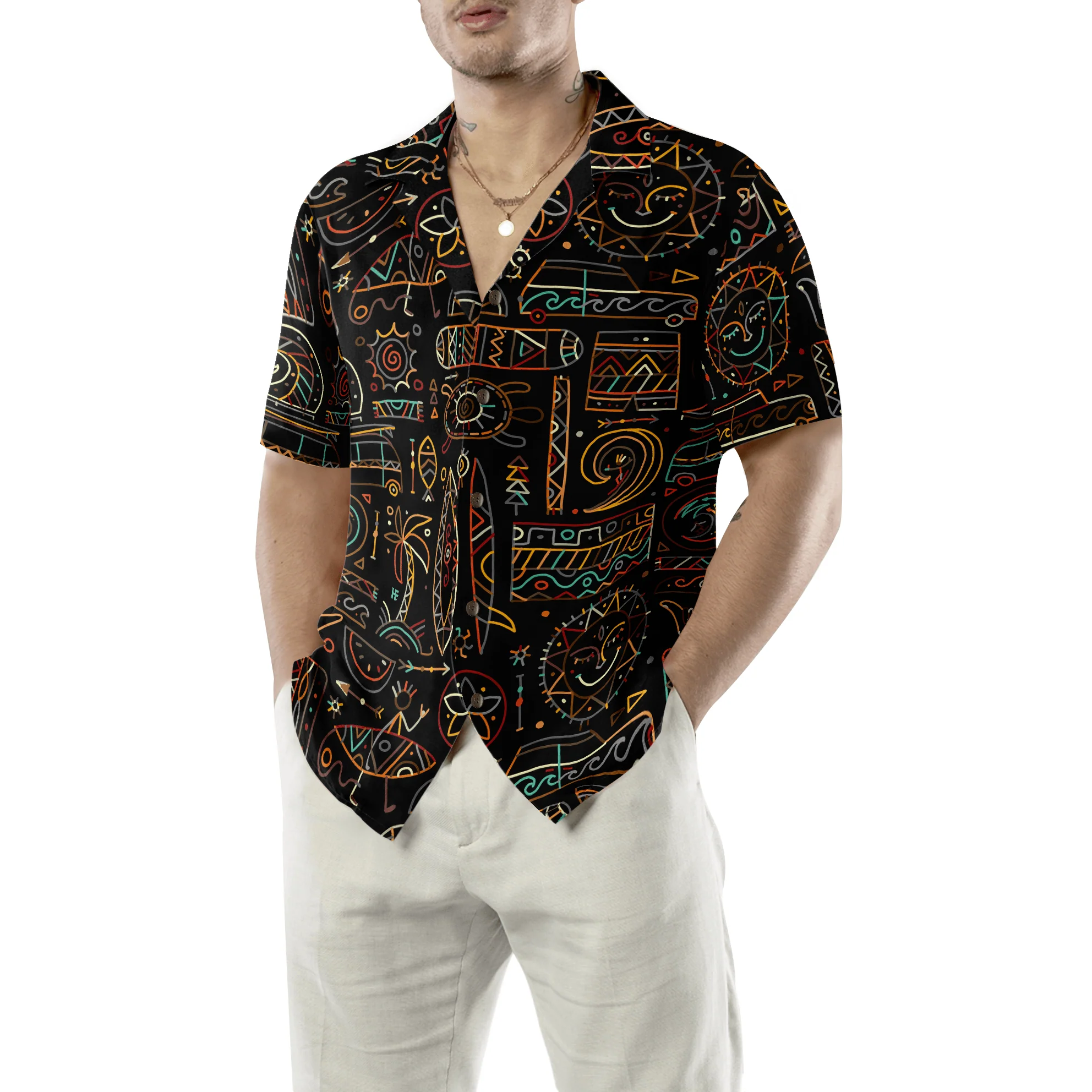 Surfing Seamless Pattern Aloha Hawaiian Shirt For Summer, Colorful Shirt For Men Women, Perfect Gift For Friend, Team, Family - Image 5