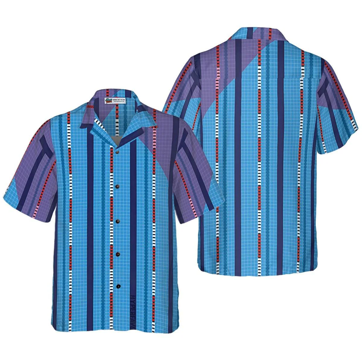 Swimming Aloha Hawaiian Shirt, Swimming Pool Pattern Hawaiian Shirt, Swimming Hawaiian Shirt For Summer - Perfect Gift For Men, Women, Swimming Lover