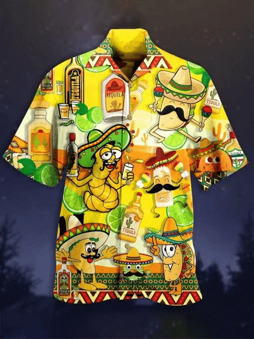 Tacos Tequila Hawaiian Shirt For Summer - Perfect Gift For Friend, Family