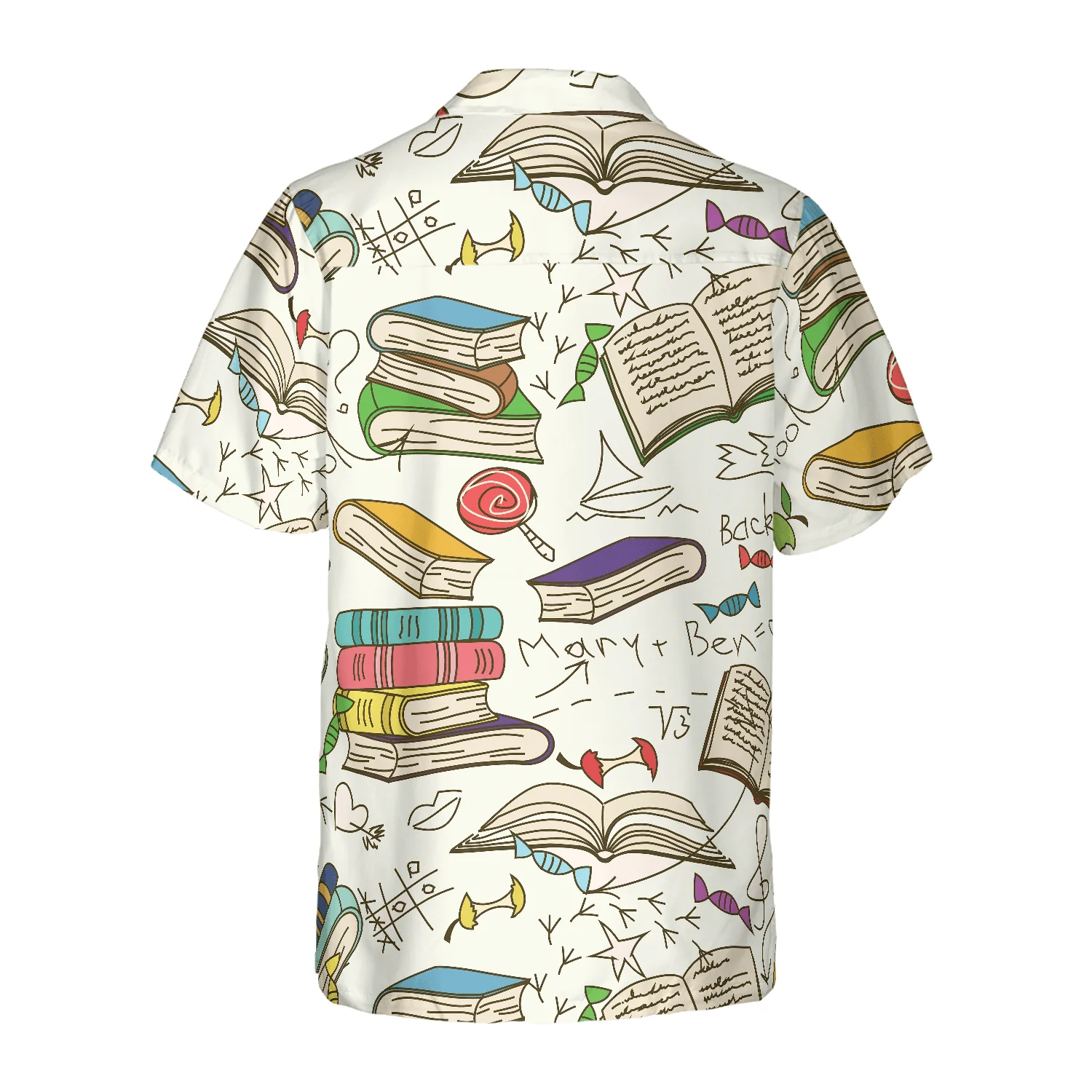 Teacher Hawaiian Shirt, Books, New School Year Is Coming Teacher Aloha Shirt For Men And Women - Perfect Gift For Teacher, Husband, Boyfriend, Friend, Family - Image 2