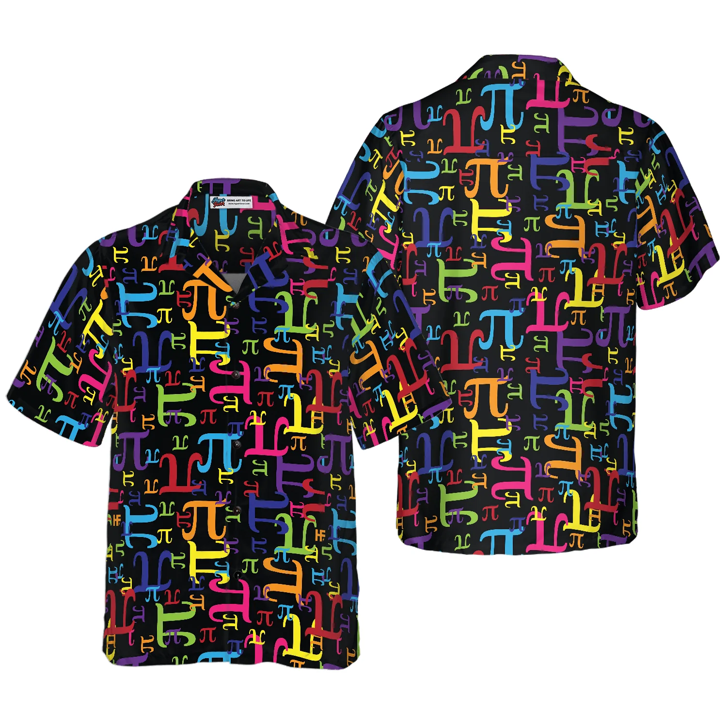 Teacher Hawaiian Shirt, Pieces Of Pi Math Teacher Aloha Shirt For Men And Women - Perfect Gift For Teacher, Husband, Boyfriend, Friend, Family
