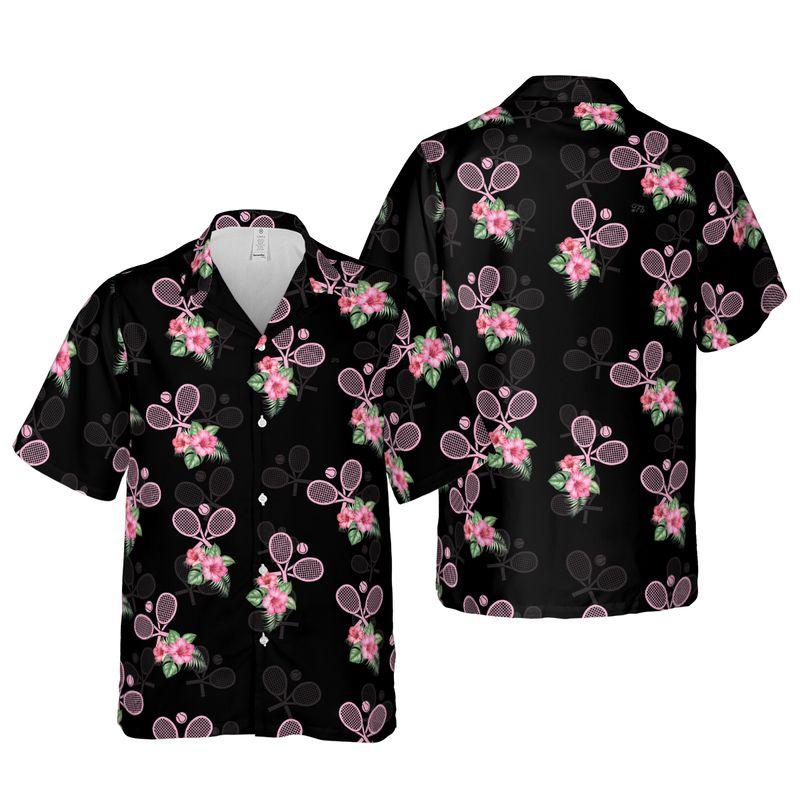 Tennis Aloha Hawaiian Shirts For Summer, Tropical Sports Hawaiian Shirt For Men Women Clothing, Perfect Gift For Friend, Family, Tennis Lovers - Image 4