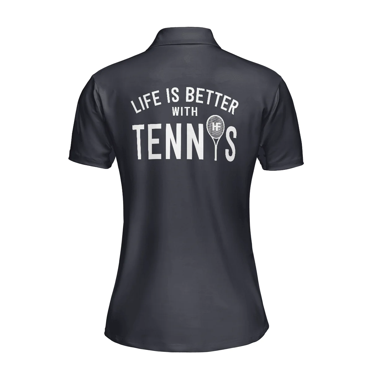 Tennis Women Polo Shirt, Life Is Better With Tennis Women Polo Shirt - Perfect Gift For Female, Ladies, Tennis Players, Tennis Lovers - Image 3