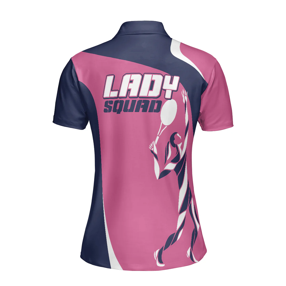 Tennis Women Polo Shirt, Pink Lady Squad Women Polo Shirts - Perfect Gift For Female, Ladies, Tennis Players, Tennis Lovers - Image 5