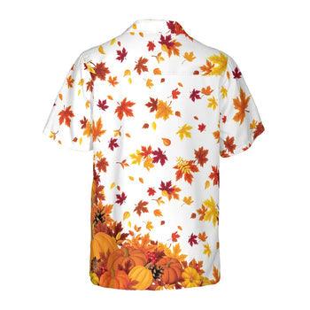 Thanksgiving Pumpkins And Autumn Leaves Hawaiian Shirt - Perfect Gift For Lover, Friend, Family - Image 5