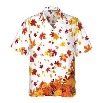 Thanksgiving Pumpkins And Autumn Leaves Hawaiian Shirt - Perfect Gift For Lover, Friend, Family - Image 6