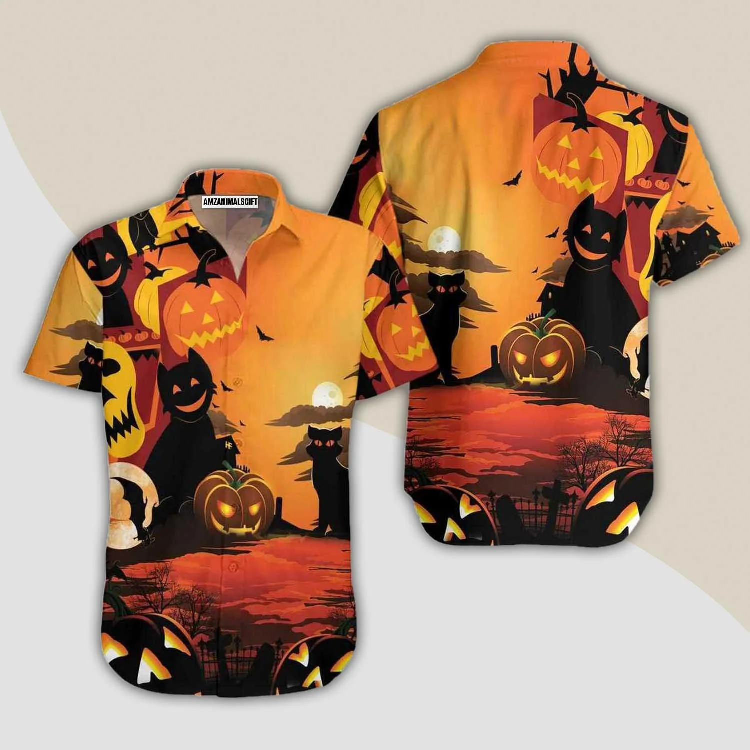 The Halloween Nightmare Halloween Hawaiian Shirt, Halloween Shirt For Men And Women - Perfect Gift For Lover, Friend, Family
