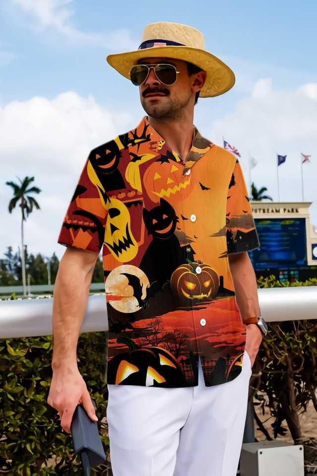 The Halloween Nightmare Halloween Hawaiian Shirt, Halloween Shirt For Men And Women - Perfect Gift For Lover, Friend, Family - Image 2