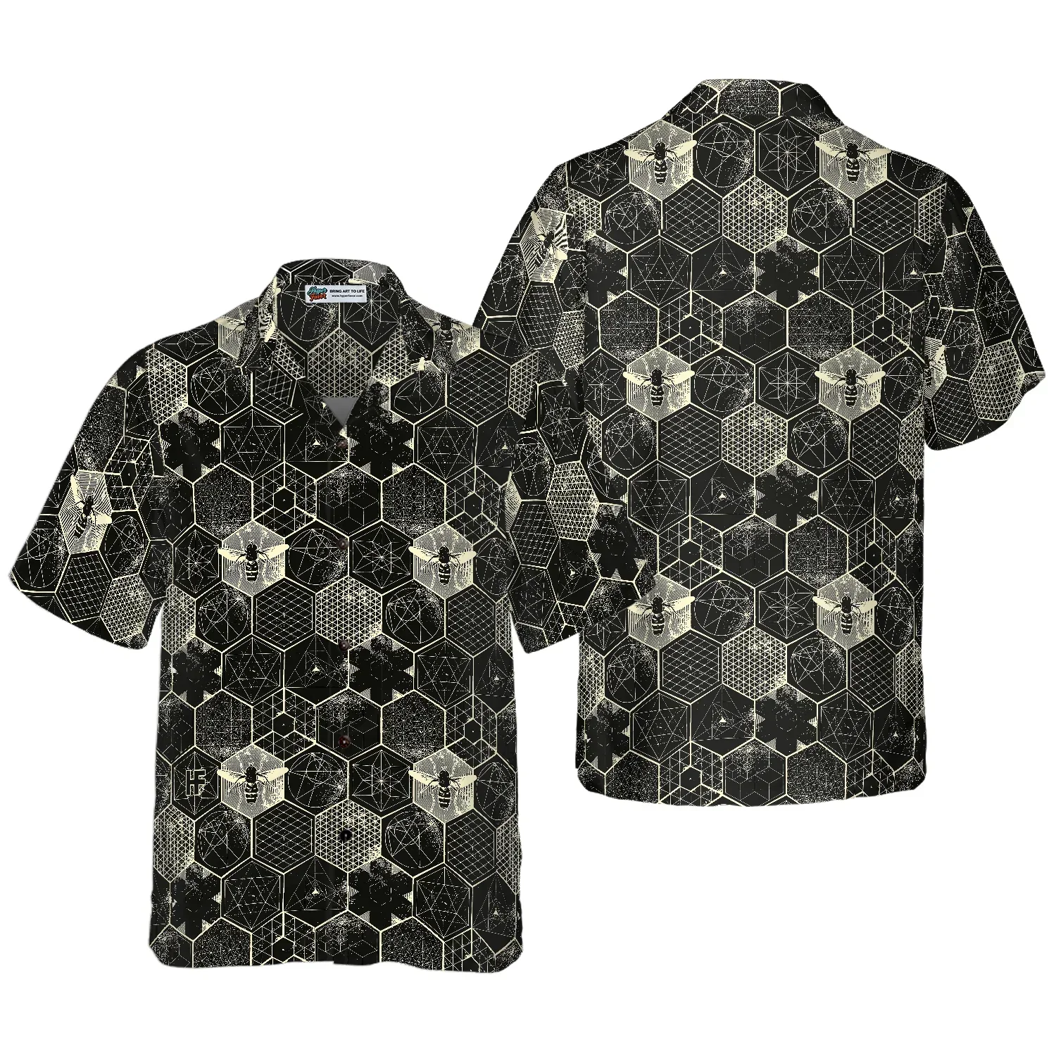 The Honeycomb Conjecture Hawaiian Shirt, Summer Animals Aloha Shirts For Men Women, Perfect Gift For Husband, Wife, Boyfriend, Friend - Image 2