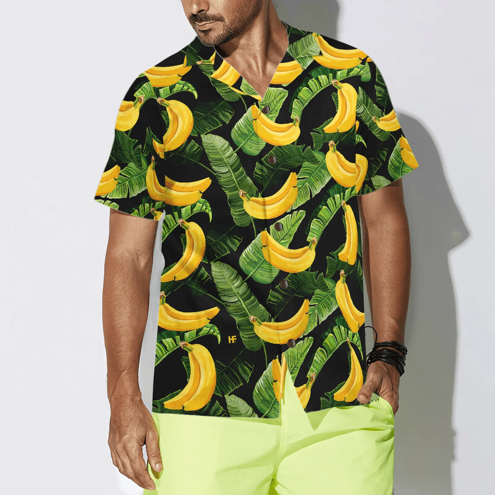 Tropical Banana Leaves And Banana Aloha Hawaiian Shirt For Summer, Colorful Shirt For Men Women, Perfect Gift For Friend, Team, Family - Image 5