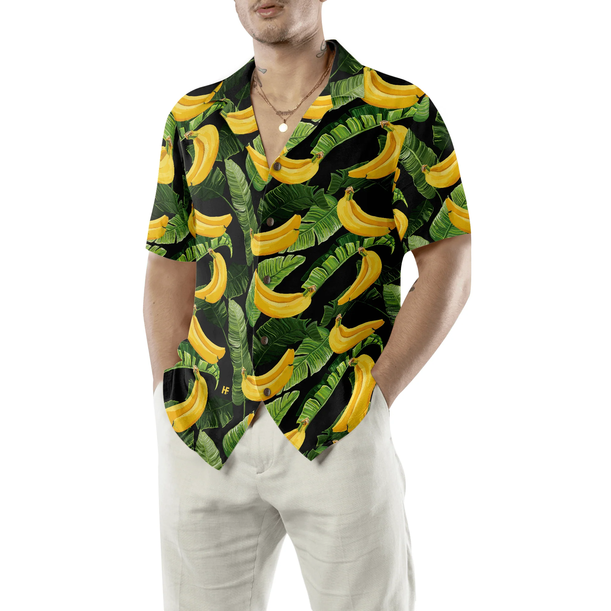 Tropical Banana Leaves And Banana Aloha Hawaiian Shirt For Summer, Colorful Shirt For Men Women, Perfect Gift For Friend, Team, Family - Image 6