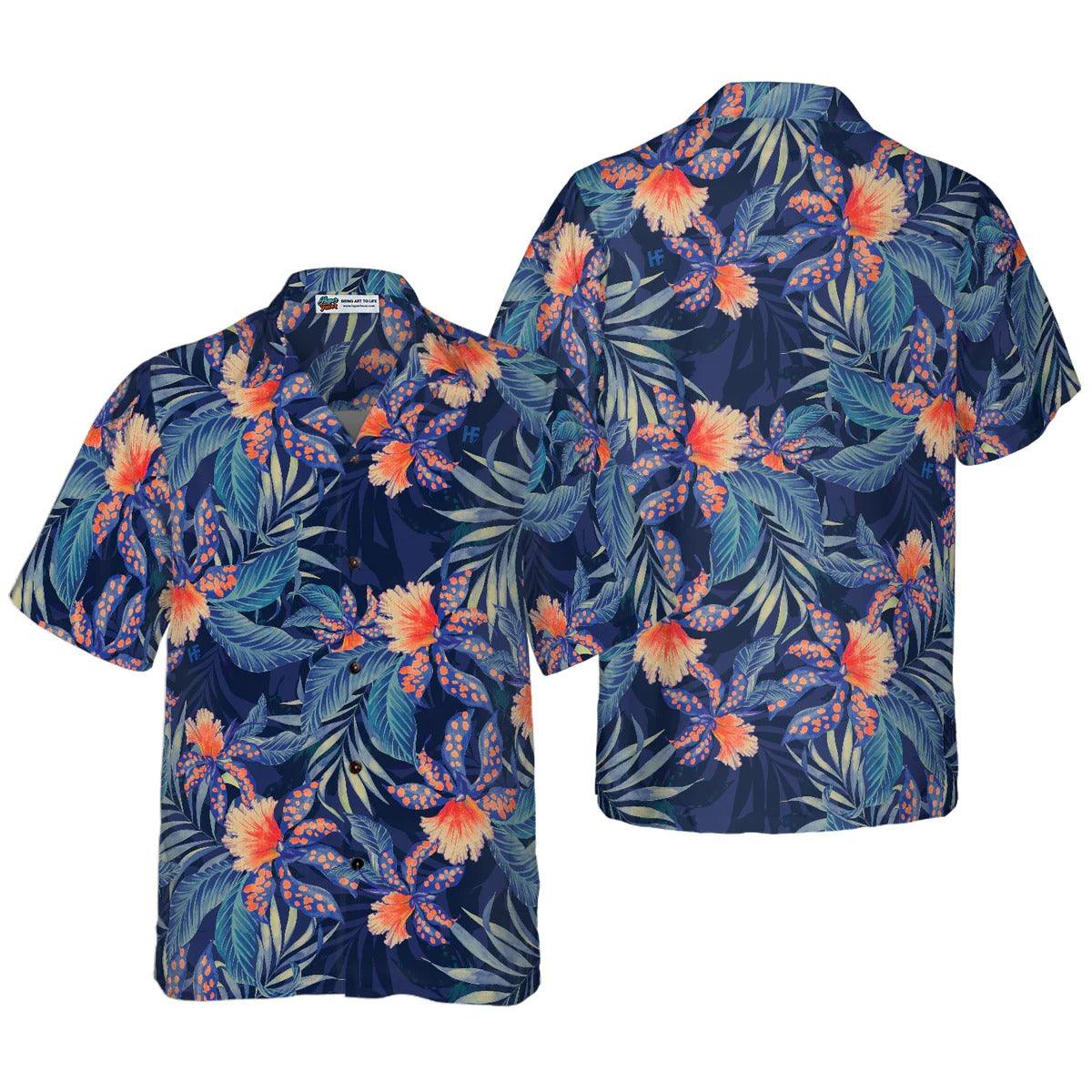 Tropical Flower Pattern Hawaiian Shirt, Beach Hawaiian Shirt, Tropical Aloha Shirt For Men Women, Perfect Gift For Husband, Wife, Friend, Family - Image 2