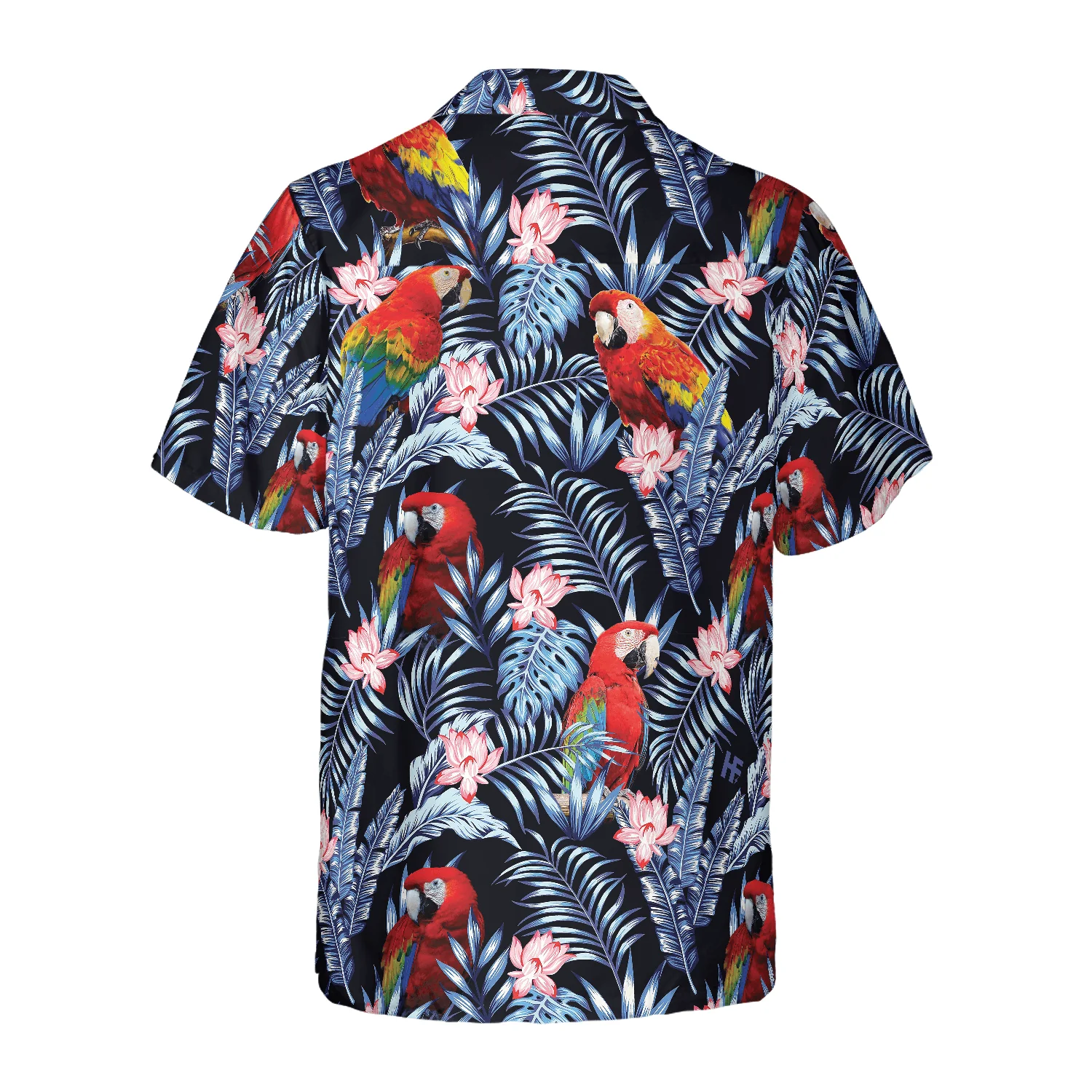 Tropical Parrot Hawaiian Shirt, Colorful Summer Aloha Shirts For Men Women, Perfect Gift For Husband, Wife, Boyfriend, Friend - Image 3