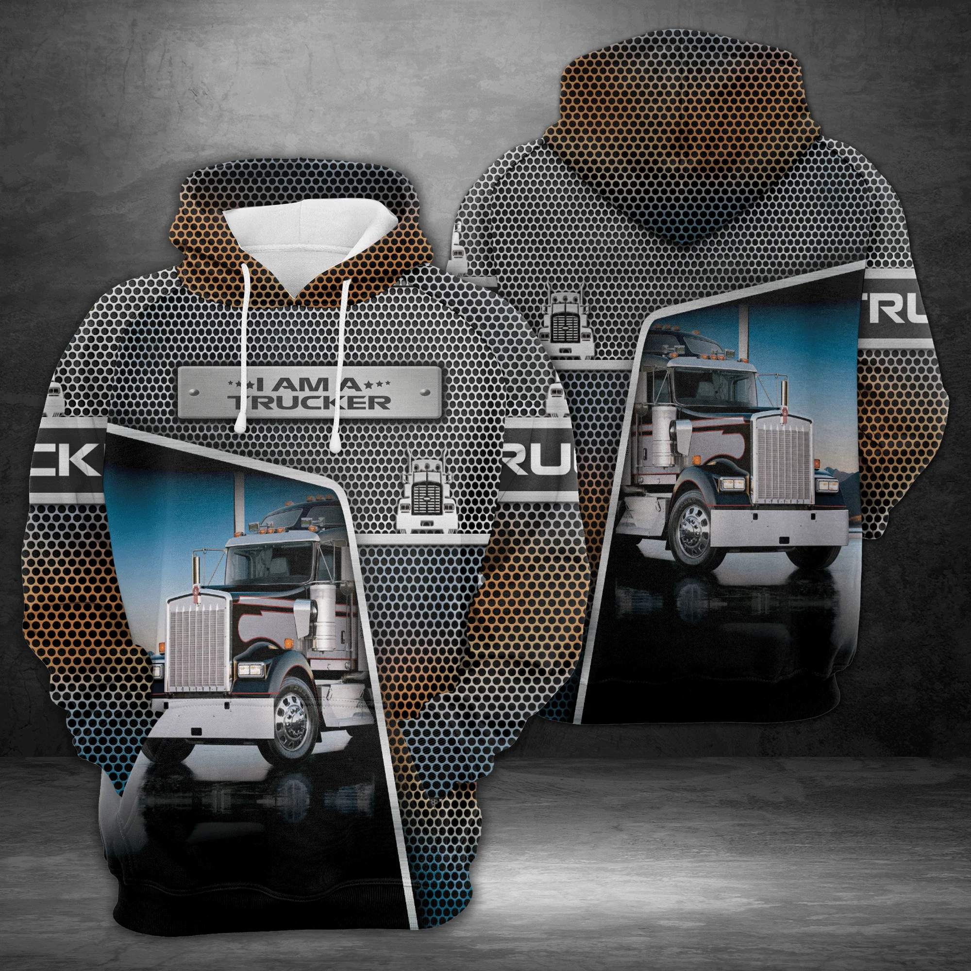 Truck Driver Pullover Premium Hoodie I Am Trucker, Perfect Outfit For Men And Women On Christmas New Year Autumn Winter - Image 2