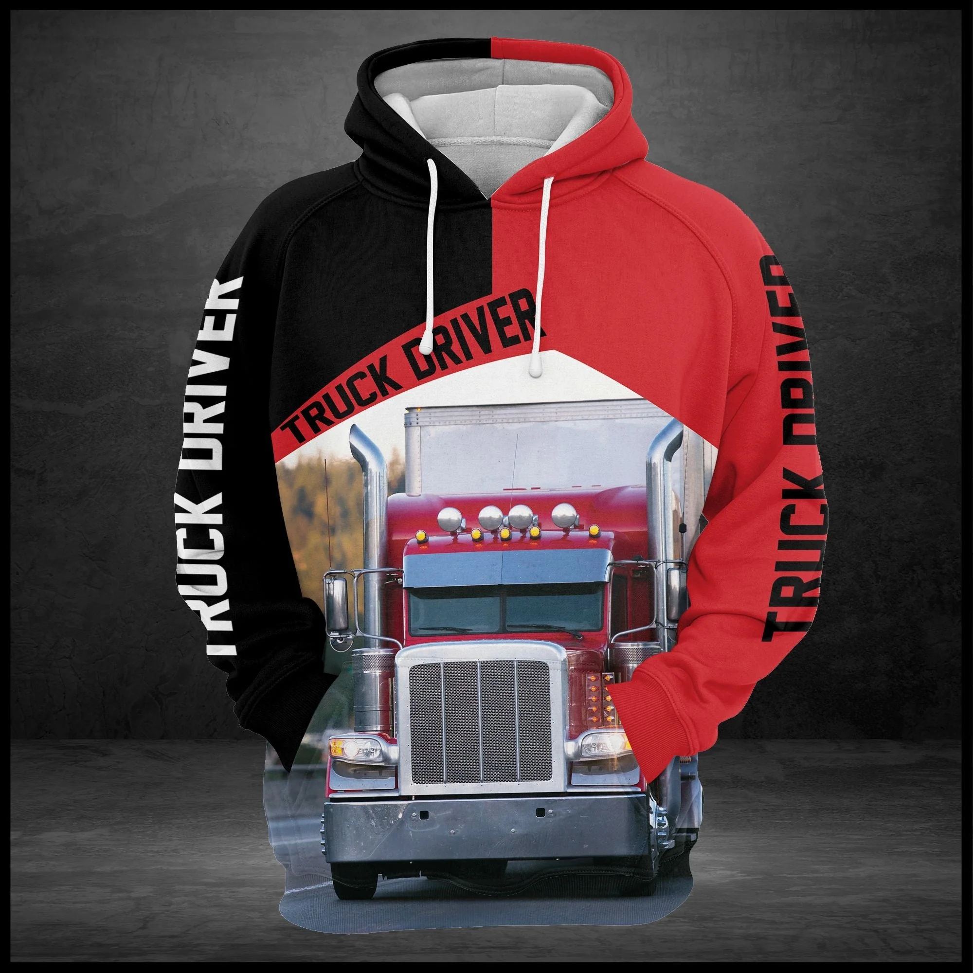 Truck Driver Pullover Premium Hoodie, Perfect Outfit For Men And Women On Christmas New Year Autumn Winter - Image 2