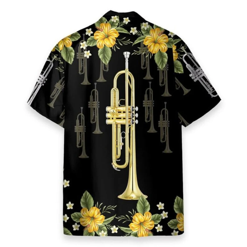 Trumpet Hawaiian Shirt - Perfect Gift For Friends, Family - Image 3
