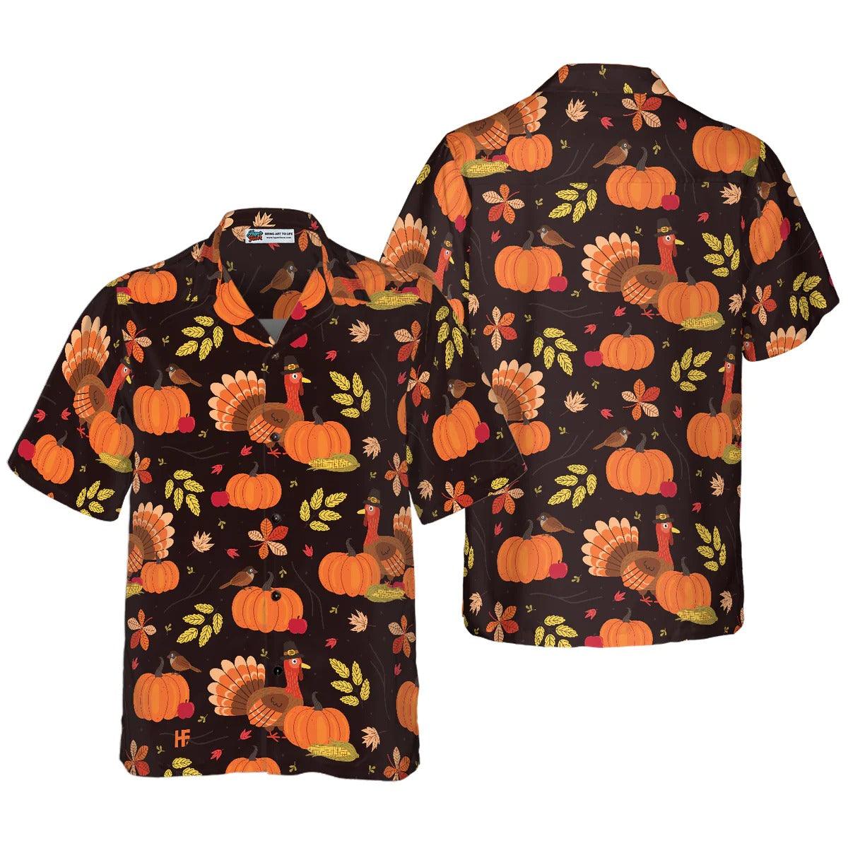 Turkey Thanksgiving Hawaiian Shirt - Perfect Gift For Lover, Friend, Family - Image 2