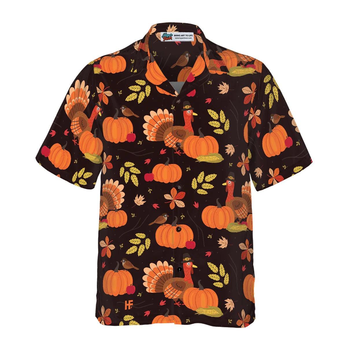 Turkey Thanksgiving Hawaiian Shirt - Perfect Gift For Lover, Friend, Family - Image 4
