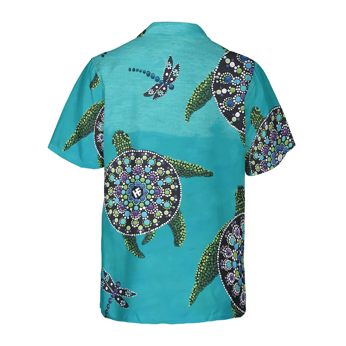 Turtle Hawaiian Shirt, Rock Turtle Aloha Shirt For Men - Perfect Gift For Husband, Boyfriend, Friend, Family - Image 4