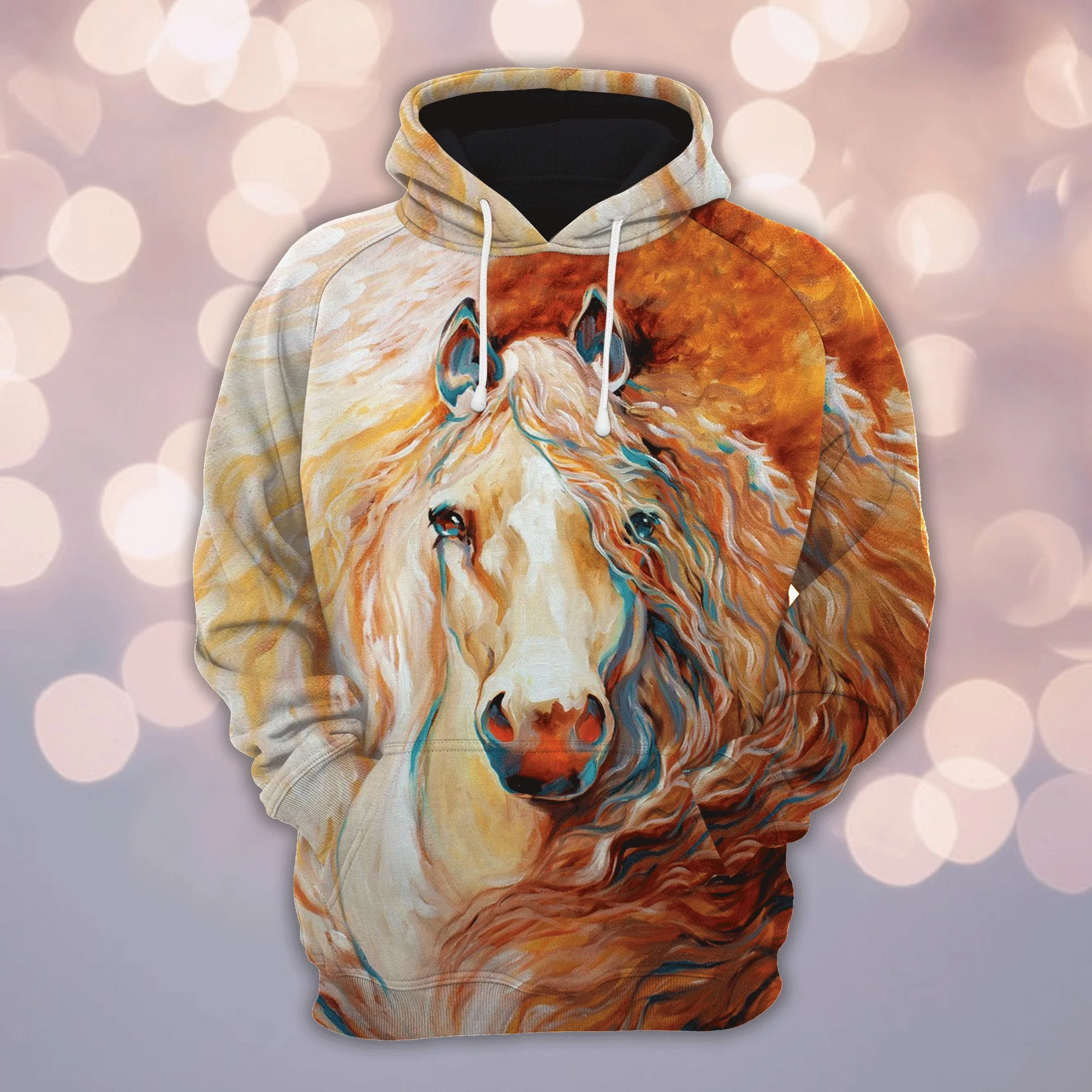Unbridled Horse Pullover Premium Hoodie, Perfect Outfit For Men And Women On Christmas New Year Autumn Winter - Image 2