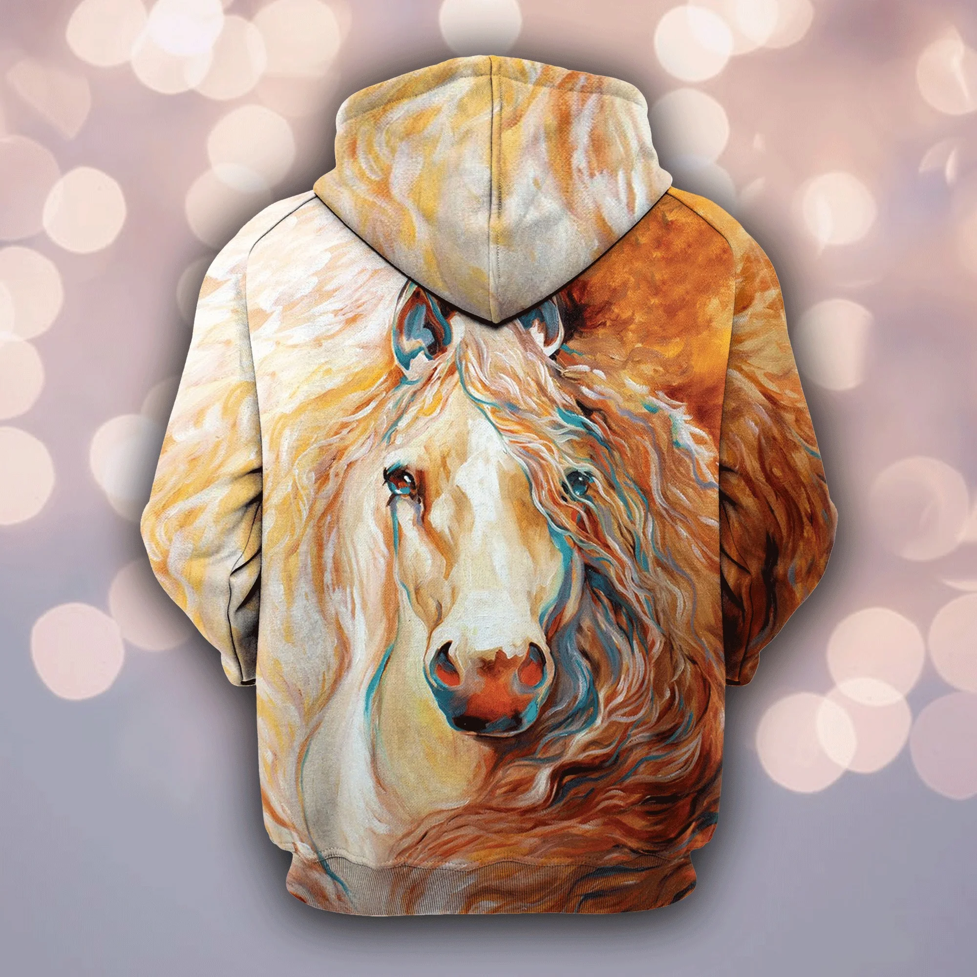 Unbridled Horse Pullover Premium Hoodie, Perfect Outfit For Men And Women On Christmas New Year Autumn Winter - Image 3
