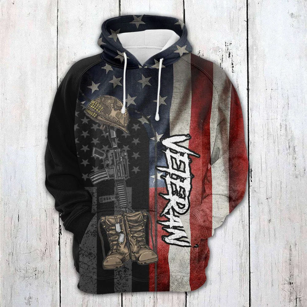 United States Veterans Pullover Premium Hoodie , Perfect Outfit For Men And Women On Christmas New Year Autumn Winter - Image 3