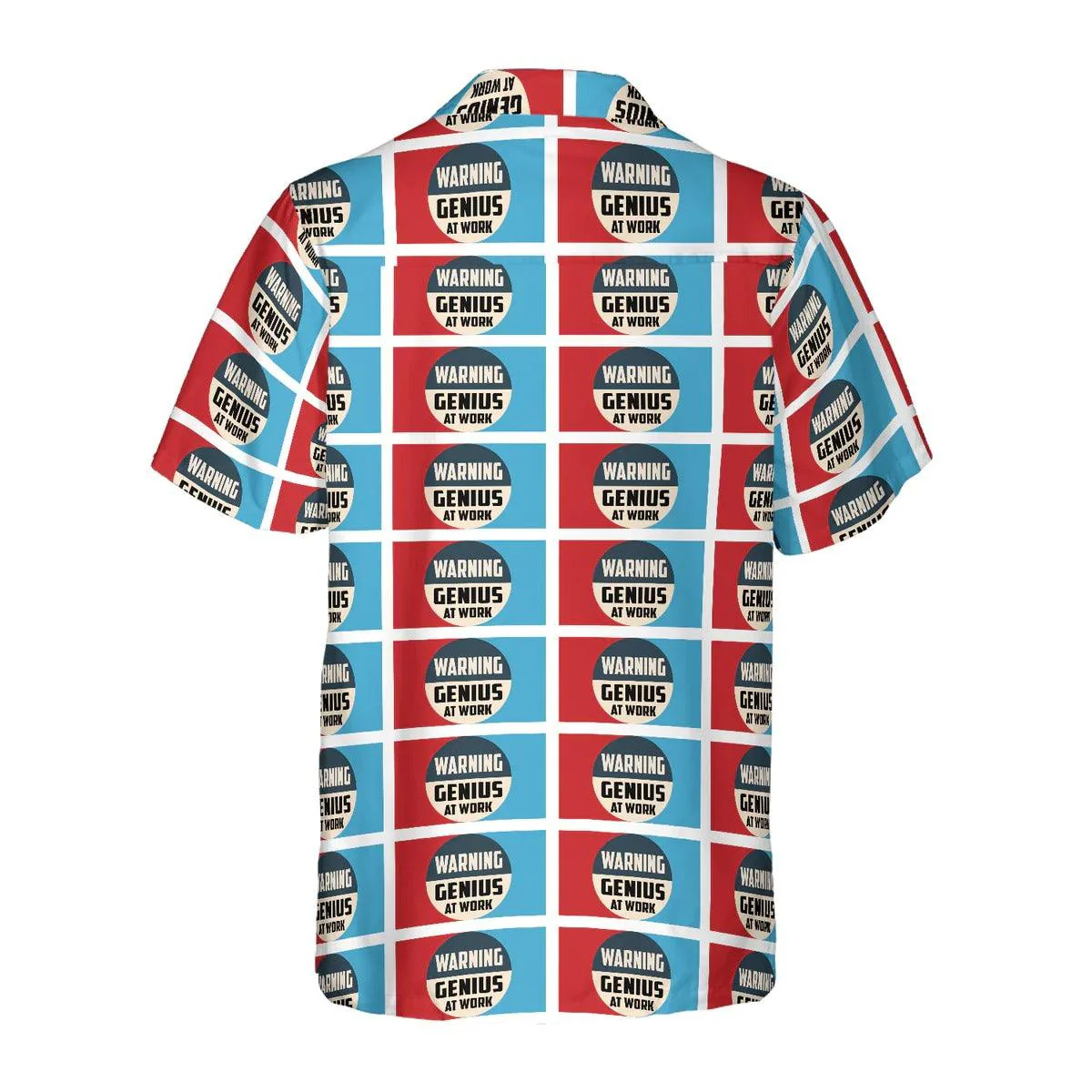 Warning Genius Work Vintage Hawaiian Shirt - Perfect Gift For Lover, Friend, Family - Image 3