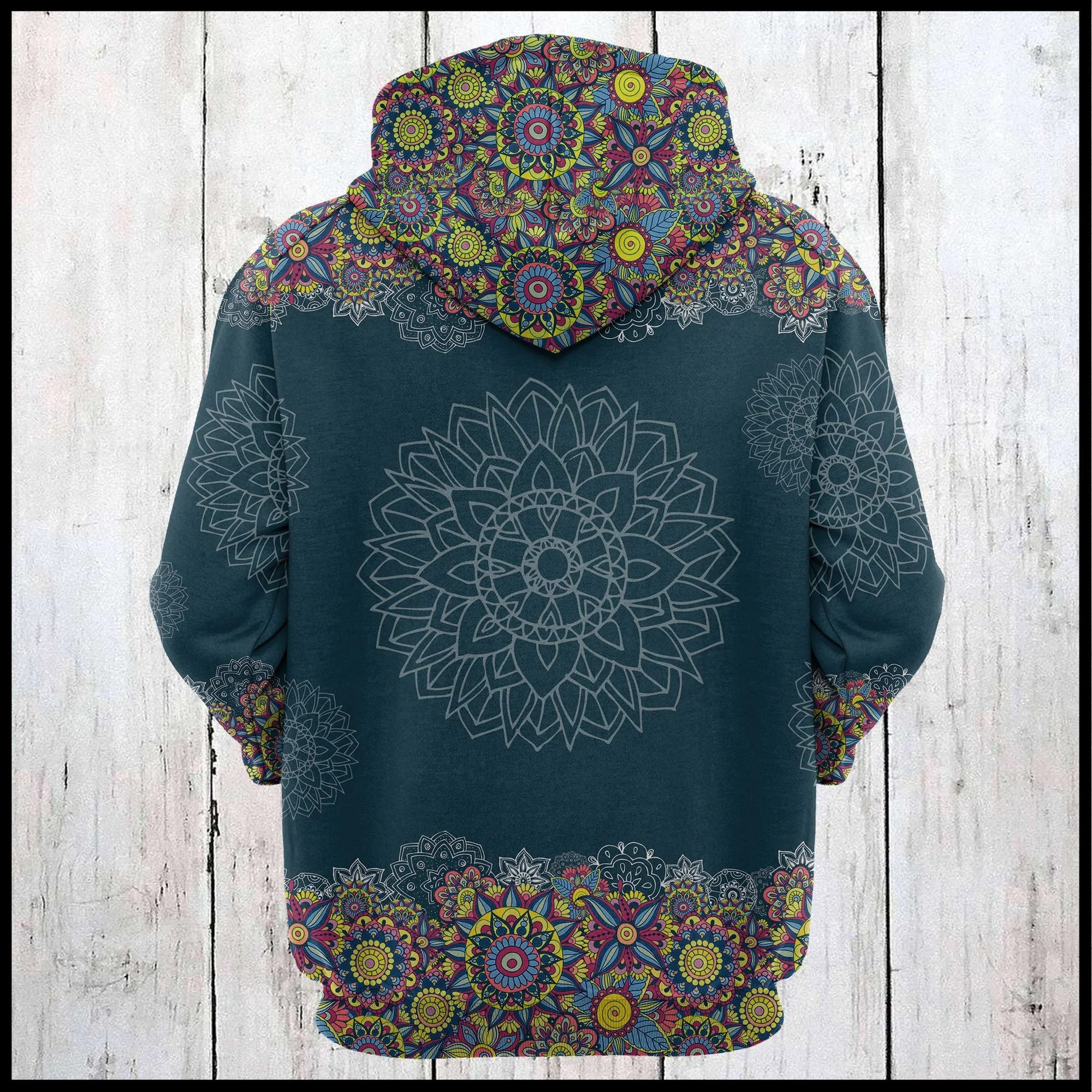 West Virginia Mandala Pattern Pullover Premium Hoodie, Perfect Outfit For Men And Women On Christmas New Year Autumn Winter - Image 3