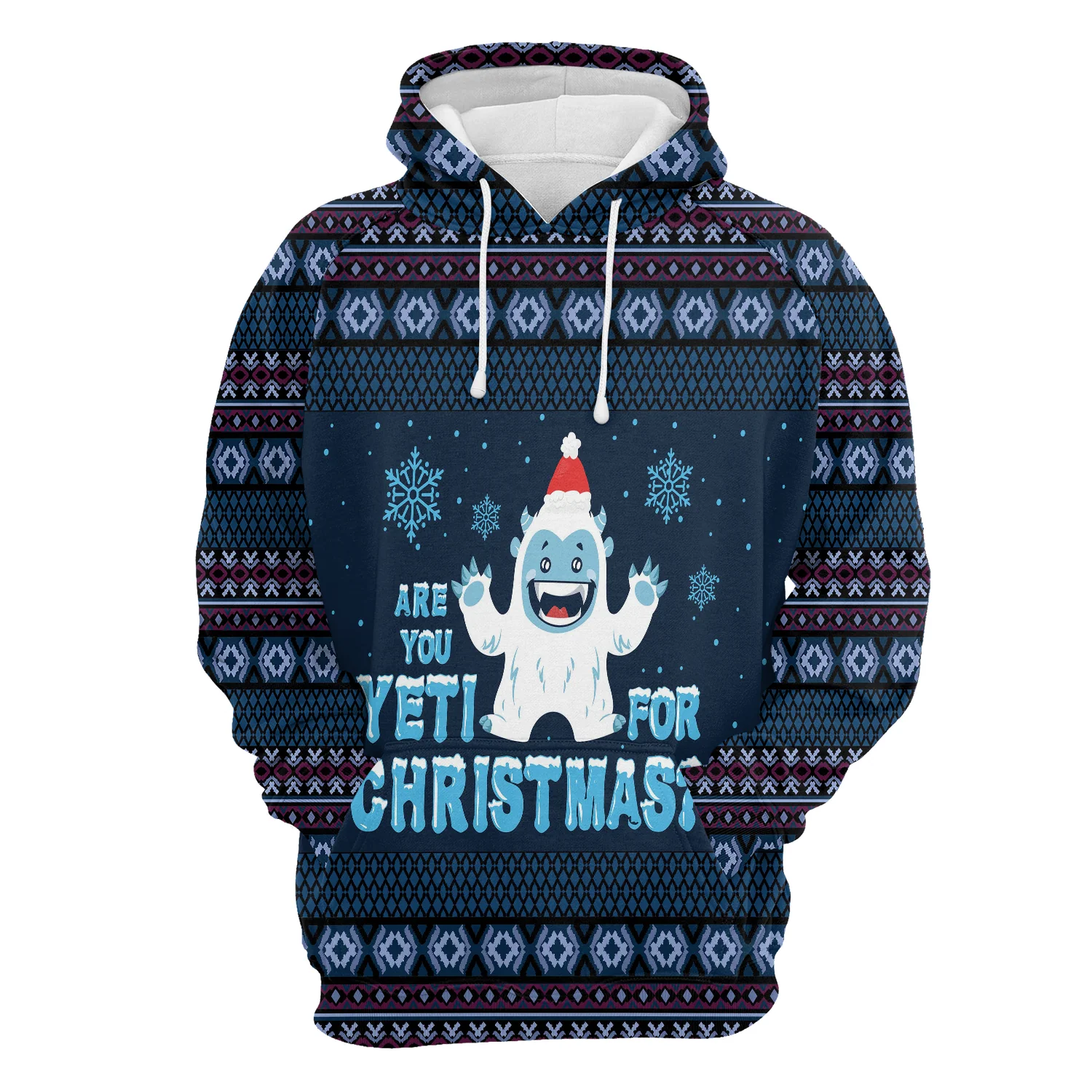 Yeti Pullover Premium Hoodie Are You Yeti For Christmas, Perfect Outfit For Men And Women On Christmas New Year Autumn Winter - Image 2