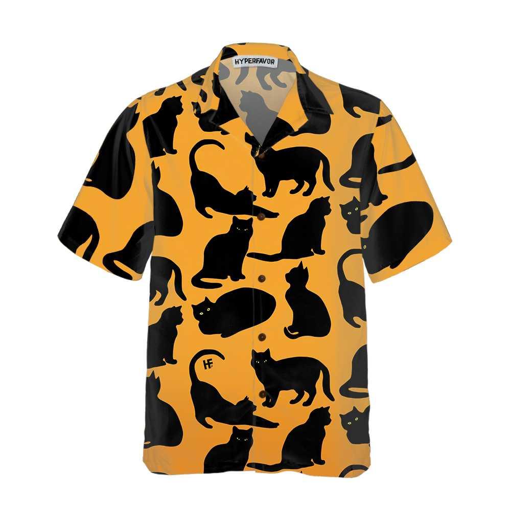 Yoga Cat Aloha Hawaiian Shirt For Summer, Funny Cat Themed Hawaiian Shirt For Men Women Adults, Best Gift For Cat Lovers, Friend, Yoga Lovers - Image 3