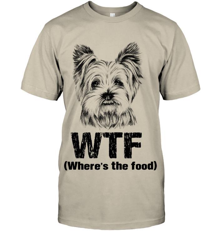 Yorkie Unisex T-Shirt - Where's the Food Unisex T Shirt - Gift for Dog Lovers, Family, Friends - Image 3