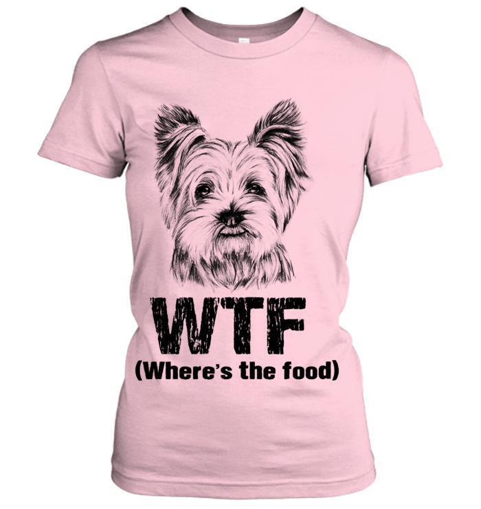 Yorkie Women's T Shirt - Where the Food Women's T Shirt - Gift for Dog Lovers, Family, Friends - Image 3